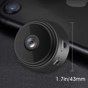 X W EI UNION Secret Camera Spy Camera WiFi Home Security Camera Mini Hidden Camera Video Recorder Night Vision Live Feed Playback Phone App Control Nanny Cam Pet Camera