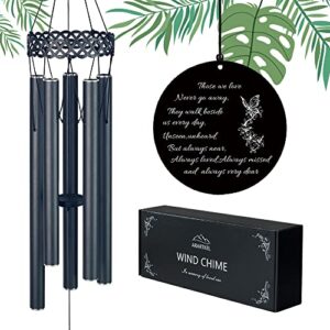 memorial wind chimes for loss of loved one,windchimes in memory of a loved one sympathy gifts for dad mom and family member,metal windchimes outdoors decorations for your garden…