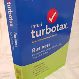 Turbotax 2018 Business Tax Software CD [PC Disc] [Old Version]