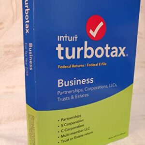 Turbotax 2018 Business Tax Software CD [PC Disc] [Old Version]