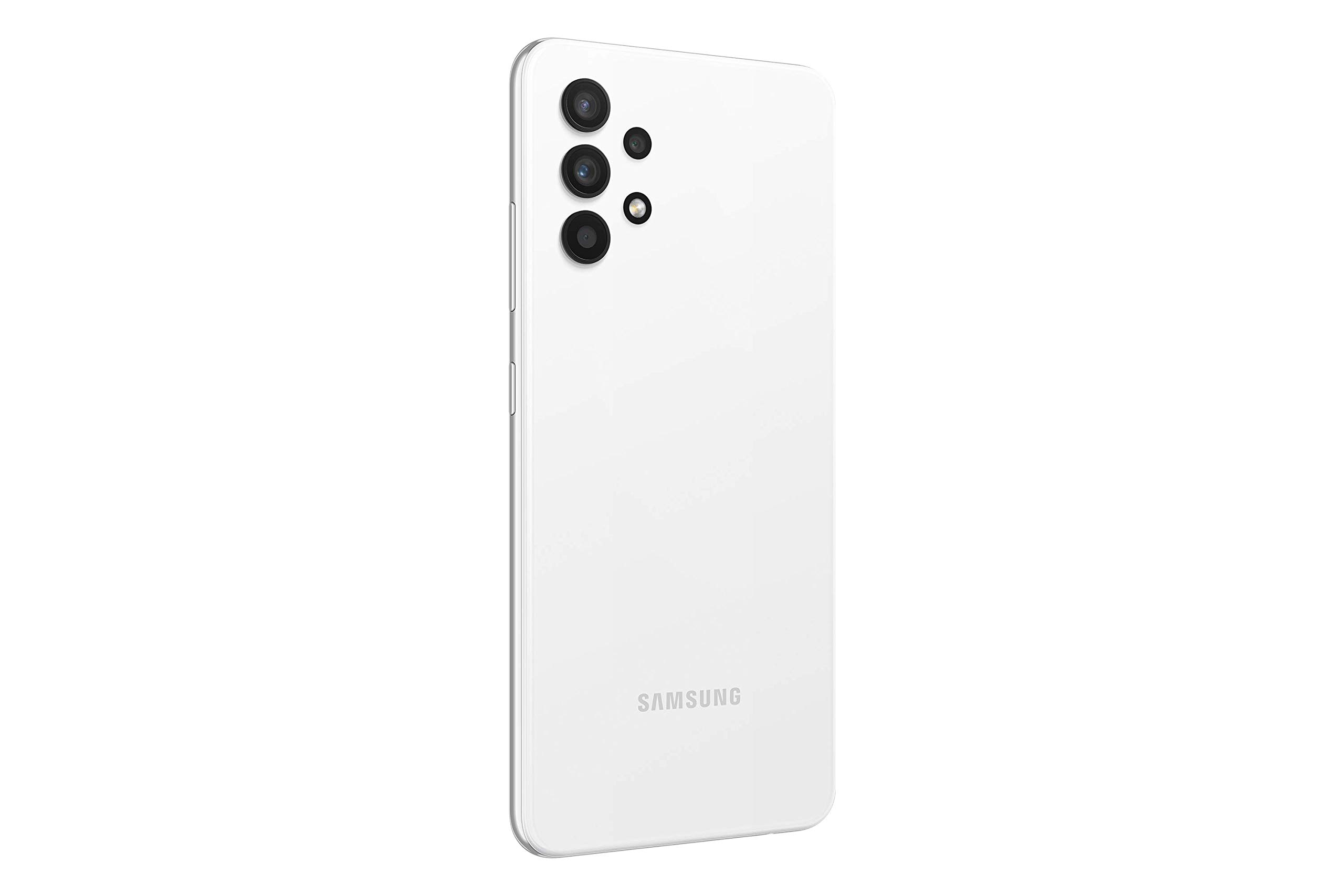 Samsung Galaxy A32 4G Dual A325F-DS 128GB 6GB RAM Factory Unlocked (GSM Only | No CDMA - not Compatible with Verizon/Sprint) International Version - Awesome White