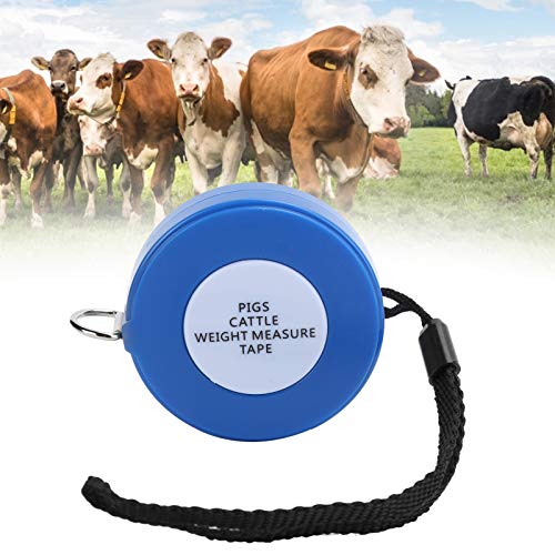 Pig Weight Measuring Tape, Animal Body Weight Measure Tape, Non‑Toxic Measuring Safe for Animal Farm Equipment Cattle Weight