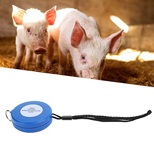 Pig Weight Measuring Tape, Animal Body Weight Measure Tape, Non‑Toxic Measuring Safe for Animal Farm Equipment Cattle Weight