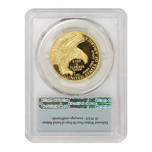 2019 W American Gold High Relief Liberty SP-70 Proof Like First Strike by Mint State Gold $100 SP70PL PCGS