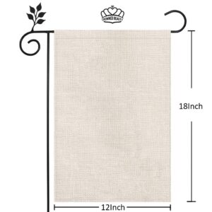 CROWNED BEAUTY Hello Sunshine Summer Garden Flag 12×18 Inch Double Sided Vertical Yard Outdoor Decoration CF149-12