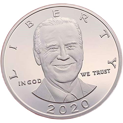 46th US President Joe Biden 2020 Presidential Campaign Eagle Commemorative Novelty Challenge Coin Liberty in God We Trust Silver Color