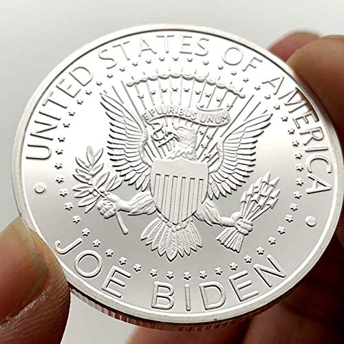 46th US President Joe Biden 2020 Presidential Campaign Eagle Commemorative Novelty Challenge Coin Liberty in God We Trust Silver Color
