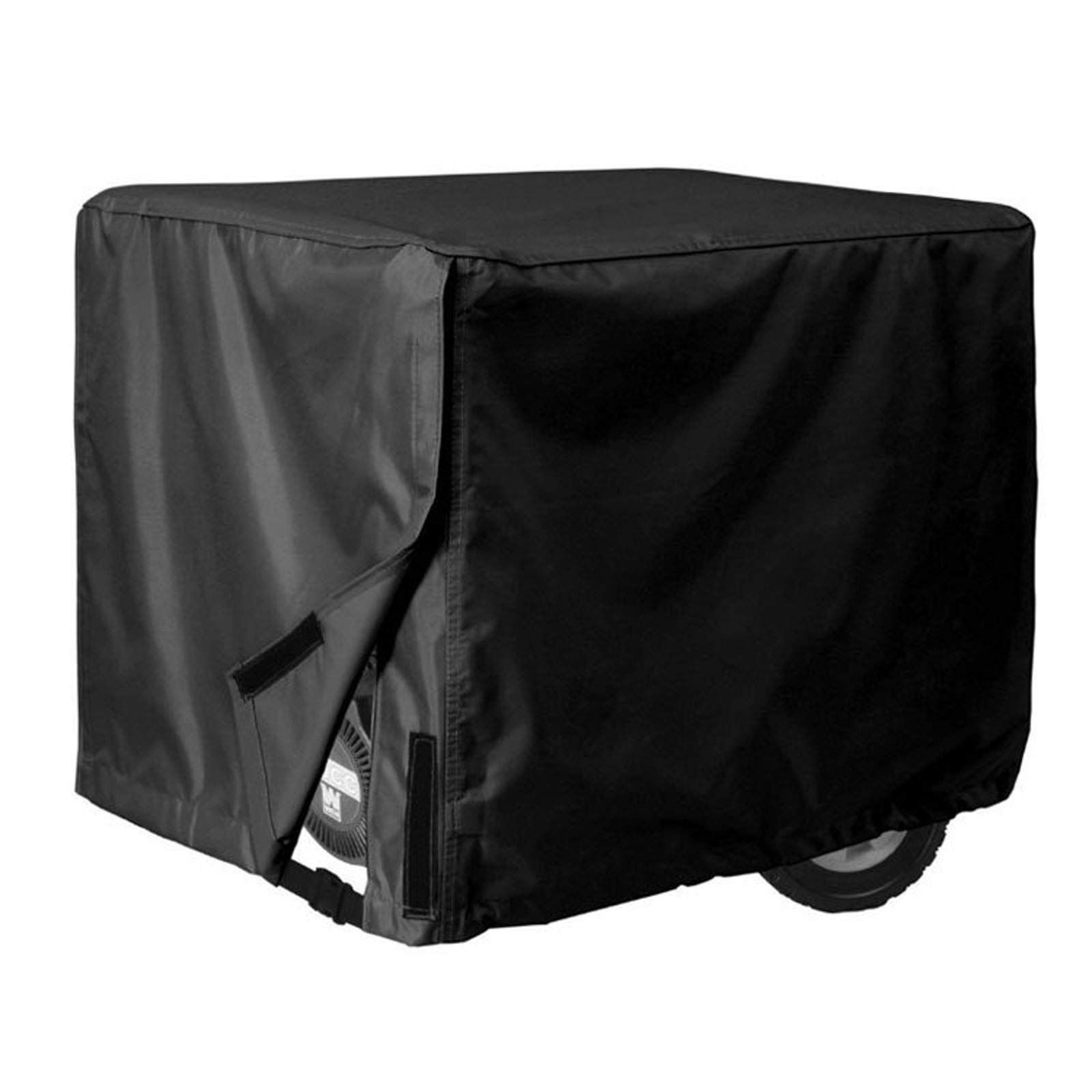 Portable Generator Covers While Running for Square 600D Polyester Universal Waterproof Generator Cover for Outside Generator Running Cover(26inX20inX20in)