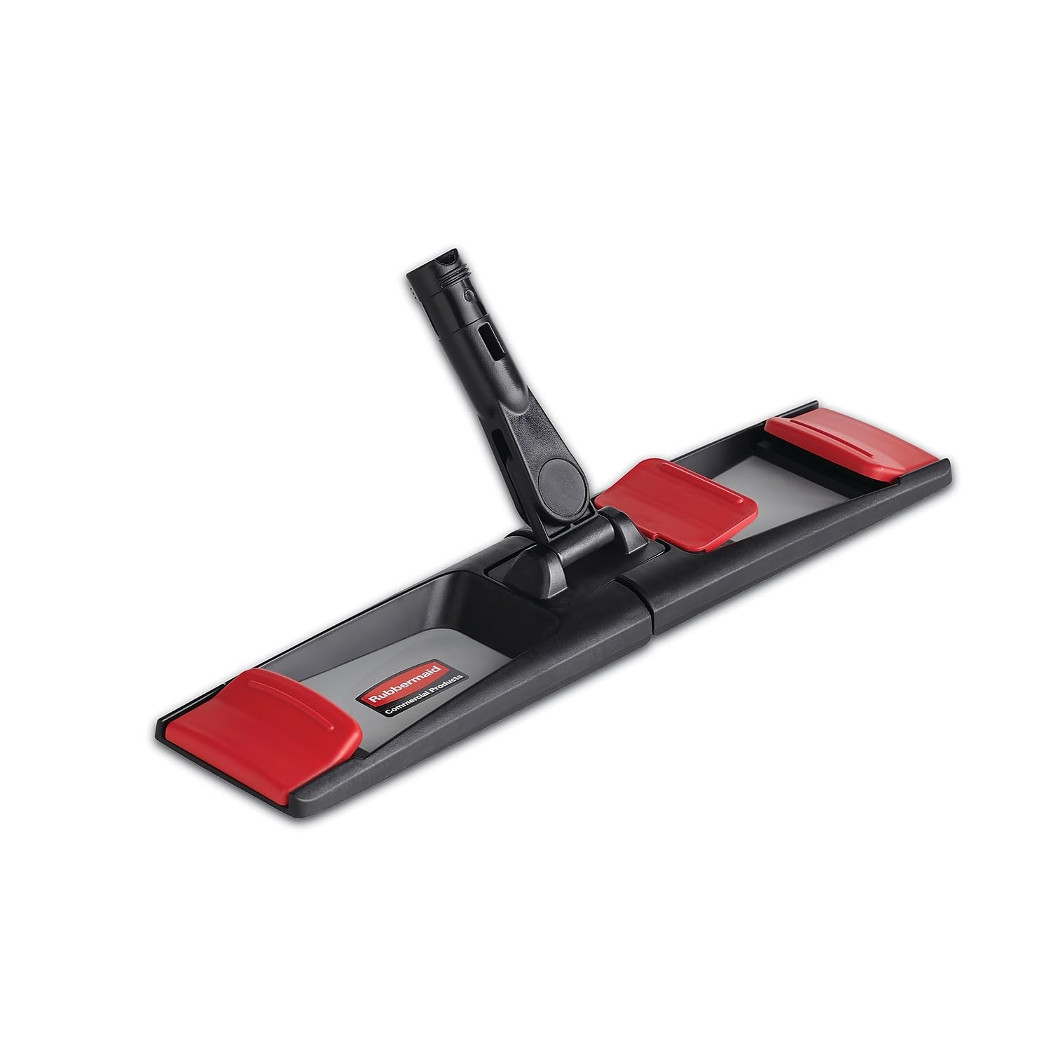 Rubbermaid Commercial Products Microfiber Adaptable Flat Mop 18" Frame for WaveBrake, Wringable, for Heavy-Duty Cleaning/Hardwood/Tile/Laminated Floors in Kitchen/Lobby/Office/Janitorial Areas