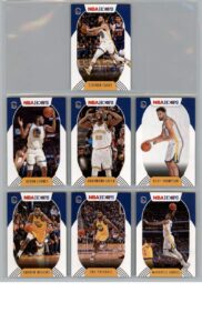 2020-21 panini nba hoops golden state warriors veteran team set (no rookies) of 7 cards. included in this set are 45 marquese chriss, 68 eric paschall, 75 andrew wiggins, 77 klay thompson, 92 draymond green, 103 kevon looney, 130 stephen curry