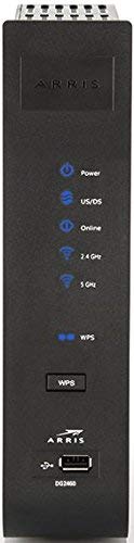 JC CONSULTING GROUP INC Arris Touchstone DG2460 Cable Gateway 24x8 DOCSIS 3.0 Gateway with 802.11ac Wi-Fi -NOT for COX- (Renewed), Dimensions (HxWxD) : 9.25 x 7.5 x 2.25 inches