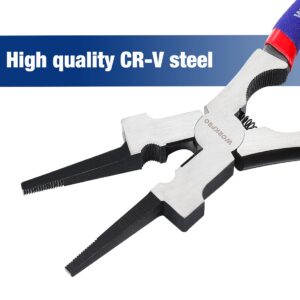 WORKPRO 8" Welding Pliers, Multi-Functional CR-V Steel Welding Pliers for Welding, Electrical, Mechanical, Workshop and Home Use