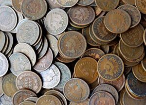 1900-1909 lot of ten - indian head pennies 1c various grades
