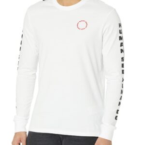 Element Men's POTA Surge Long Sleeve, Optic White, Large