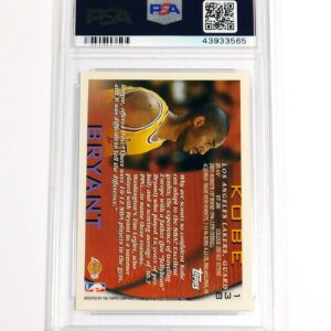 1996-97 Topps Kobe Bryant #138 Rookie PSA 10 Basketball Graded Card