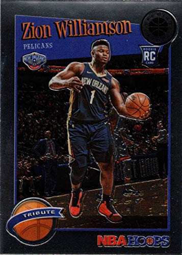 2019-20 Panini NBA Hoops Premium Stock Basketball #296 Zion Williamson Rookie Card