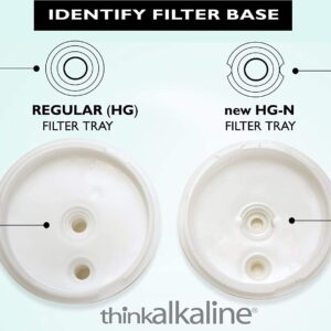 A2O WATER - MADE IN USA, Granular Activated Carbon Replacement Alkaline Water Filter with Heavy Metal Reduction for SD501, DX II, Toyo and Impart, (See Image to Identify The Models) (HG-N)