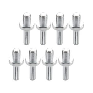 auniwaig m10 core drill bit arbor adapter, drill adapter male thread to 10mm round shank 8pcs