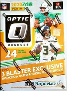 2020 donruss optic nfl football factory sealed blaster box (6 packs of 4 cards, 24 cards in total)