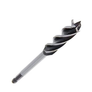 Auniwaig Auger Drill Bit Wood Hex Shank 14mm Cutting Dia High Speed Steel for Electric Bench Drill Woodworkingpentry