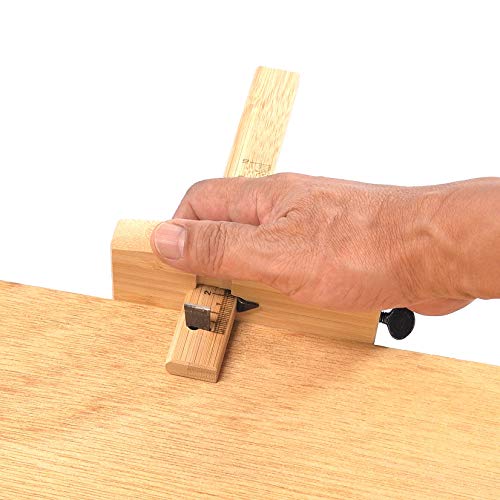 KAKURI Wood Marking Gauge Woodworking Tool 4.75" / 120mm, Japanese Wood Scribe Tool KEBIKI Carpentry Wood Scriber, Made in JAPAN