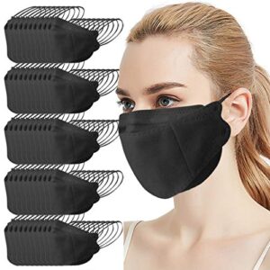 50Pcs KF94 Disposable Certified,4 Layers Protective Face Covering for Adult Individual Package