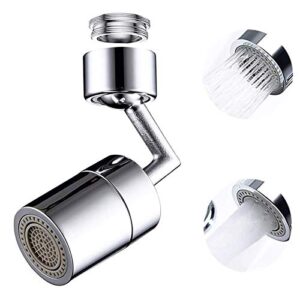 universal splash filter faucet 720 rotating faucet extender aerator with 2 water outlet modes