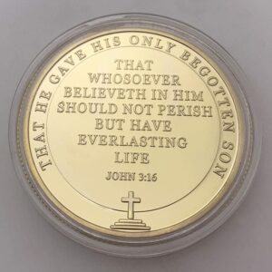 Exquisite Collection of Commemorative Coins Religious Faith Jesus Resurrection Gilded Commemorative Coin Christ Cross Good Friday Gold Coin Coin