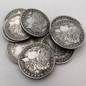 Exquisite Collection of Commemorative Coins 1879 American Silver Coin Morgan Silver Dollar Commemorative Coin Foreign Currency Eagle Yang Long Yang Silver Coin Ancient Coin Copper Silver Coin
