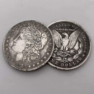 Exquisite Collection of Commemorative Coins 1879 American Silver Coin Morgan Silver Dollar Commemorative Coin Foreign Currency Eagle Yang Long Yang Silver Coin Ancient Coin Copper Silver Coin