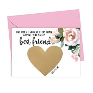 Will You Be My Godmother Scratch Off Card for Best Friend, God Mother Proposal Card (Best Friend Godmother)