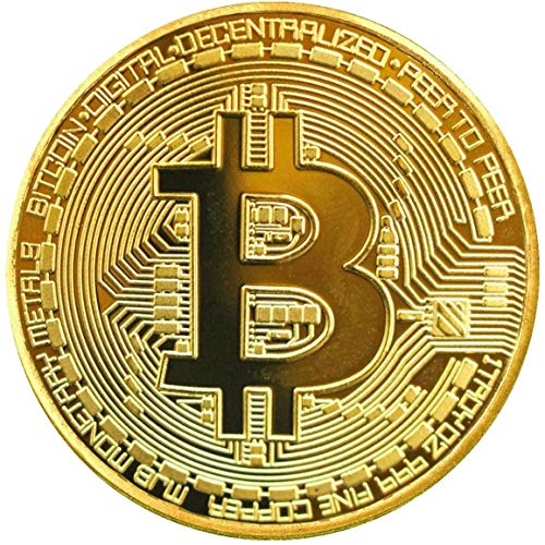 3Pcs Bitcoin Coin - Gold Silver and Bronze Physical Blockchain Cryptocurrency in Protective Collectable Gift。 | BTC Cryptocurrency | Chase Coin