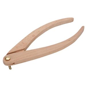 1pcs Caliper Wooden Ruler Positioning Distance Measuring Tool Pottery Tools for Ceramic Measurement(8 inches)