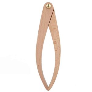 1pcs Caliper Wooden Ruler Positioning Distance Measuring Tool Pottery Tools for Ceramic Measurement(8 inches)