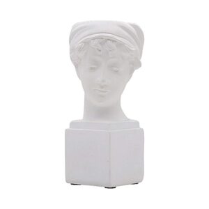 BESPORTBLE White Statue Decor 1pc Ancient Greece White Girl Household Decorative Flower Pots