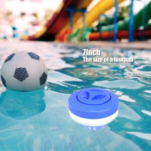 Large Pool Chlorine Floater for Chlorine Tablets 3 Inch with Thick Plastic, Adjustable Flow Vents Chlorine Dispenser