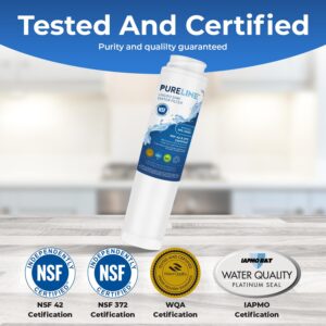 Pureline FQROPF Replacement for GE FQROPF Under Sink Water Filter Replacement - Reduces Bad Taste & Odor