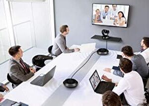 AVer VC520 Pro2 Conferencing Camera - Enterprise-Grade PTZ Video Conferencing System for Conference Rooms - with Full-Duplex Speakerphone - 1080p - 18X Total Zoom - IP Streaming - Professional Webcam