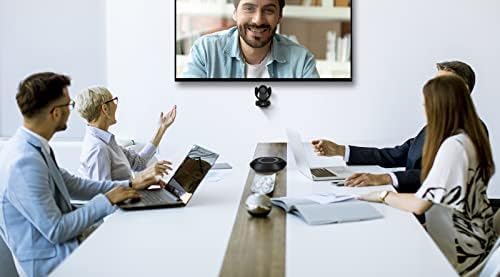 AVer VC520 Pro2 Conferencing Camera - Enterprise-Grade PTZ Video Conferencing System for Conference Rooms - with Full-Duplex Speakerphone - 1080p - 18X Total Zoom - IP Streaming - Professional Webcam