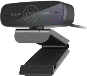 spedal 1080p 60fps webcam with dual microphone, autofocus, software included, ultra hd streaming web camera, usb computer camera for gaming/online teaching/video calling/zoom/skype