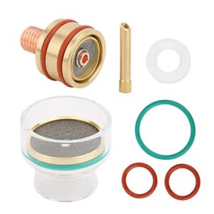 TFM53NCN TIG Welding Kit TIG Torch Welding Torch Glass Cup Collet for WP9 WP20 TIG Welding Equipment(2.4mm)