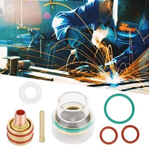 TFM53NCN TIG Welding Kit TIG Torch Welding Torch Glass Cup Collet for WP9 WP20 TIG Welding Equipment(2.4mm)