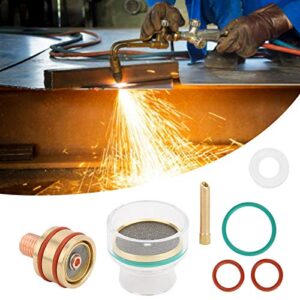 TFM53NCN TIG Welding Kit TIG Torch Welding Torch Glass Cup Collet for WP9 WP20 TIG Welding Equipment(2.4mm)