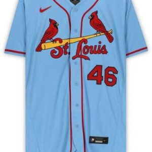 Framed Paul Goldschmidt St. Louis Cardinals Autographed Powder Blue Nike Authentic Jersey - Autographed MLB Jerseys