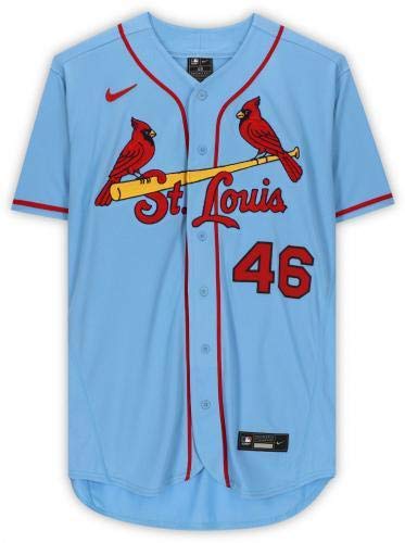 Framed Paul Goldschmidt St. Louis Cardinals Autographed Powder Blue Nike Authentic Jersey - Autographed MLB Jerseys