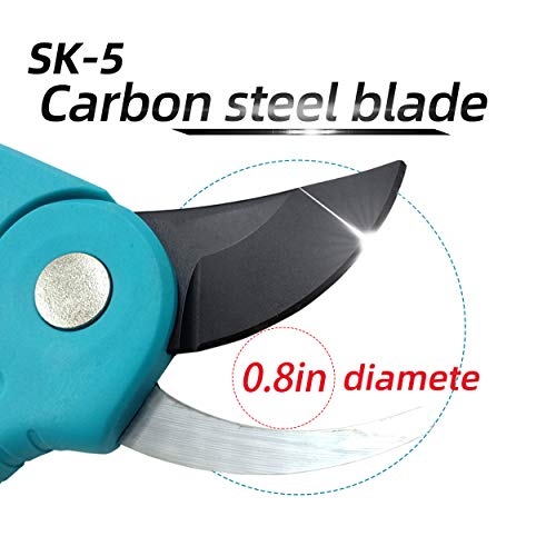 Pruning Shears for Gardening 8”Stainless Steel Gardening Hand Pruner, Bypass Pruning Shears Steel Blades with Adjustable Up to 5/8" Cut, Non-stick Coating