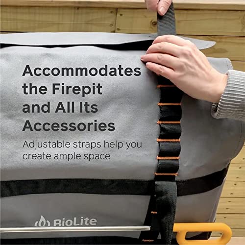 BioLite, FirePit Canvas Carry Bag for FirePit & Firewood, Durable & Water-Resistant
