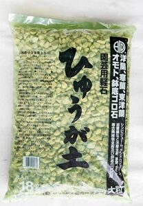 japanese hyuga pumice for orchid & bonsai tree soil mix - large grain (12 mm-25 mm) 18 liter