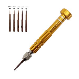 5-in-1 multifunctional screwdriver, glasses screwdriver, optical screwdriver, mini phillips screwdriver for electronics, eyeglasses, computer, toy