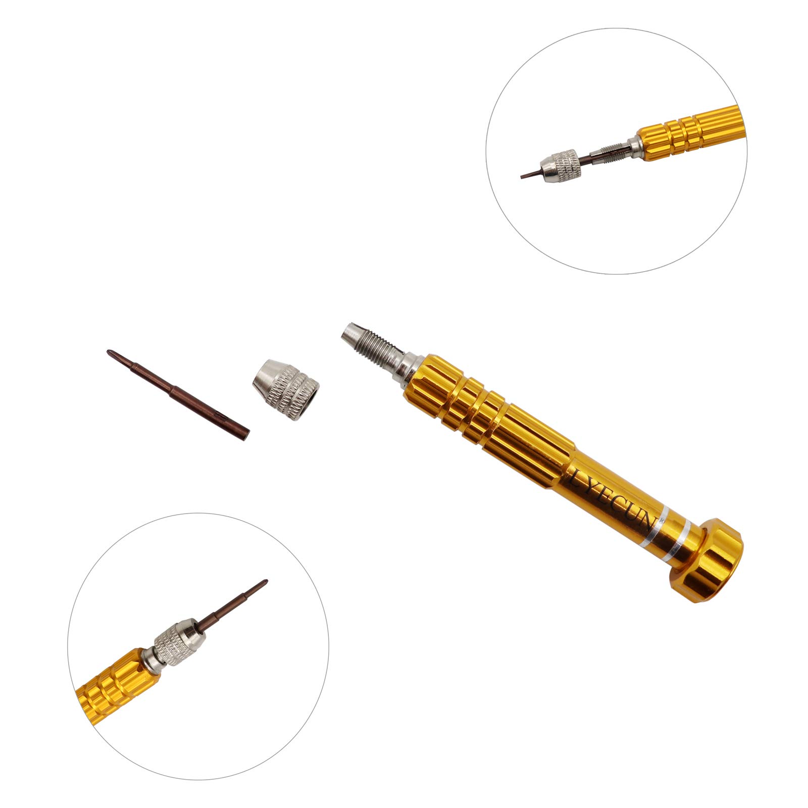 5-in-1 Multifunctional Screwdriver, Glasses Screwdriver, Optical Screwdriver, Mini Phillips Screwdriver for Electronics, Eyeglasses, Computer, Toy
